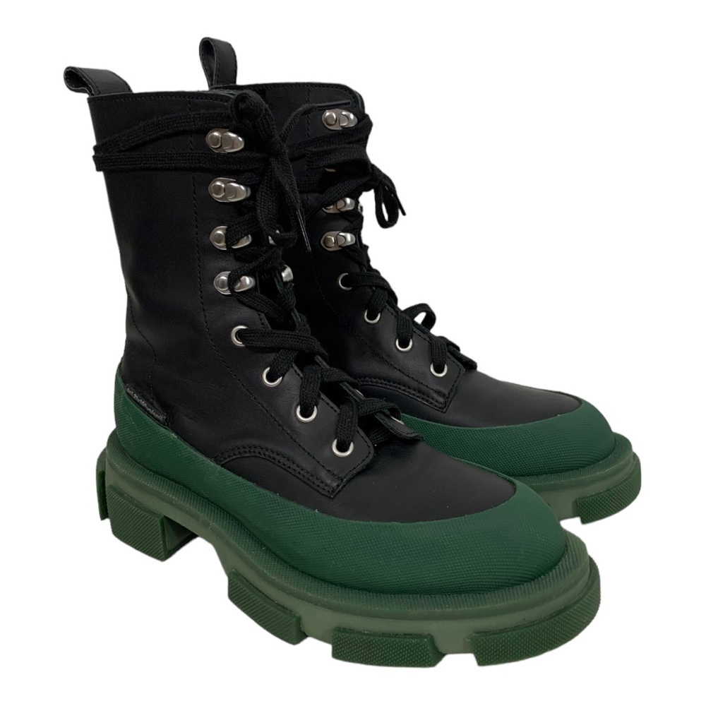 Monse Both Gao Leather Chunky Hi Top Boots Size 36